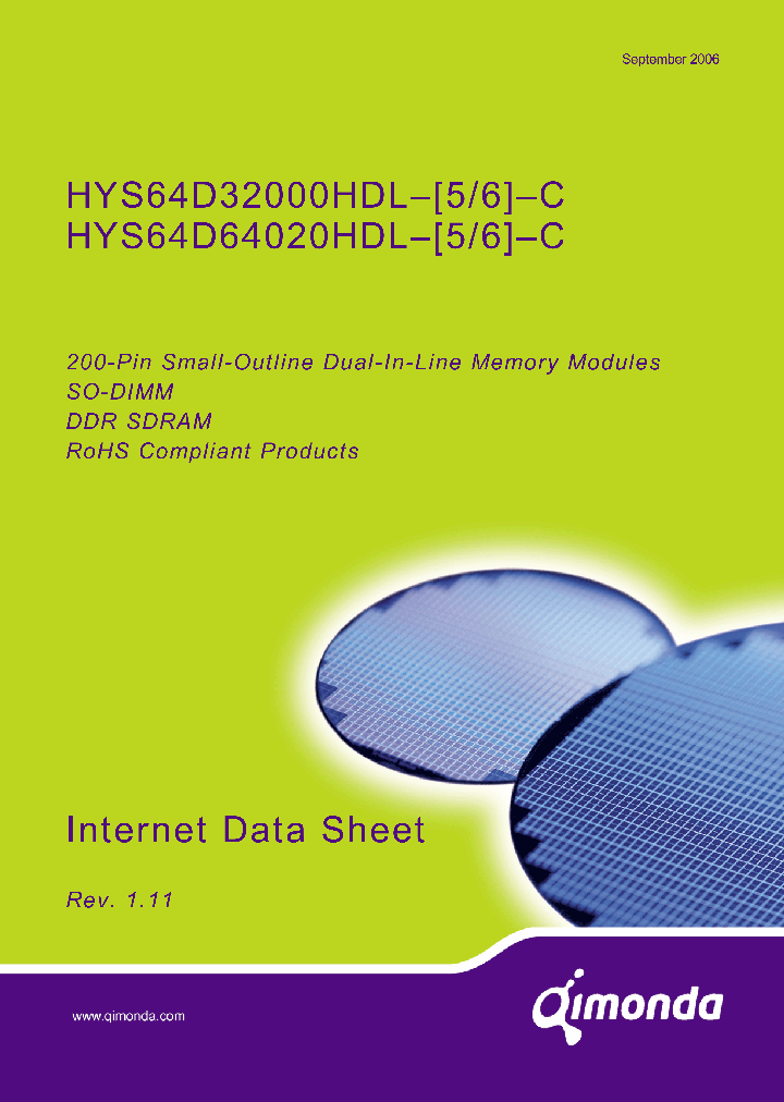 HYS64D32000HDL-6-C_4255932.PDF Datasheet