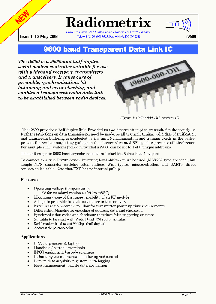 I9600-000-DIL_4189481.PDF Datasheet
