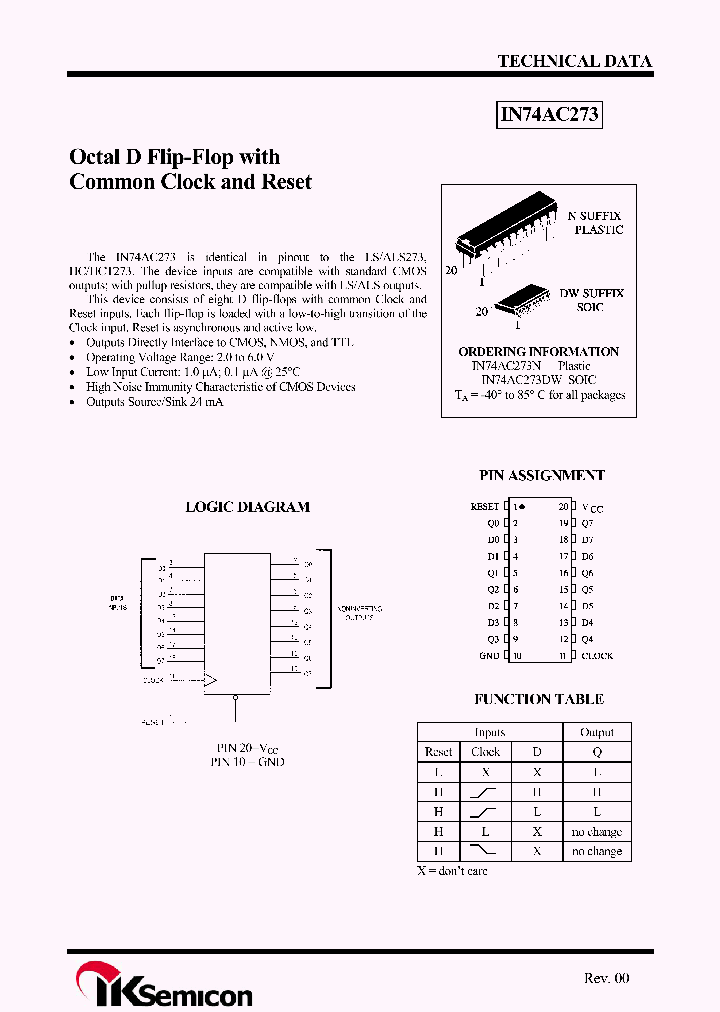 IN74AC273_4280046.PDF Datasheet