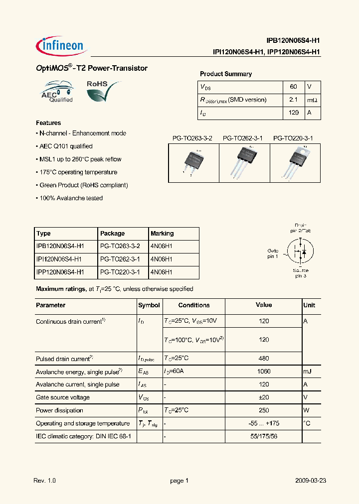 IPB120N06S4-H1_4581389.PDF Datasheet