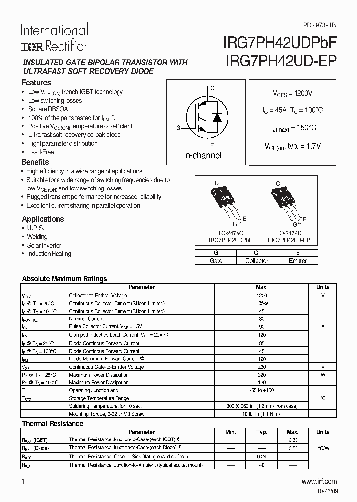 IRG7PH42UDPBF_4914711.PDF Datasheet