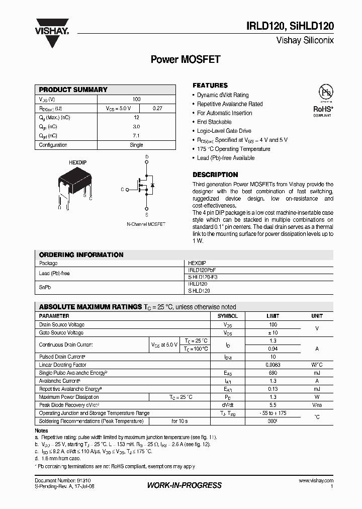 IRLD120_4268806.PDF Datasheet