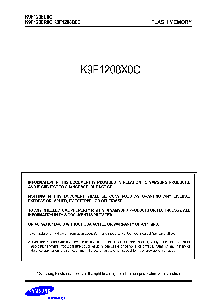 K9F1208R0C_4208908.PDF Datasheet