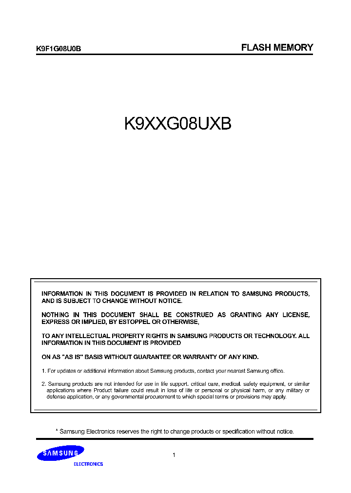 K9XXG08UXB_4265528.PDF Datasheet