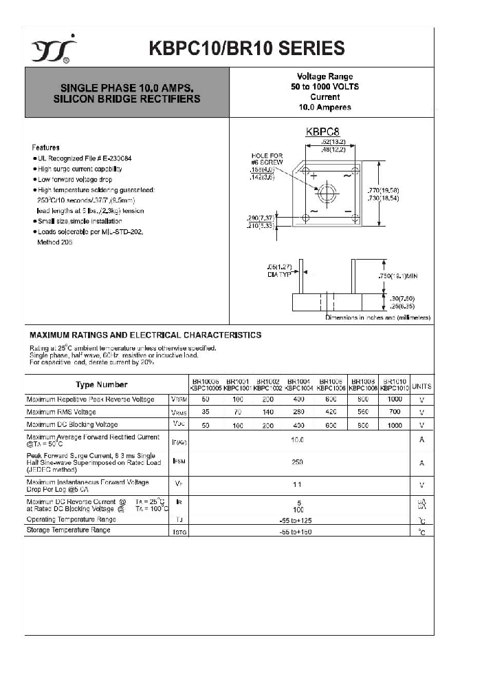 KBPC10-BR10_4190481.PDF Datasheet