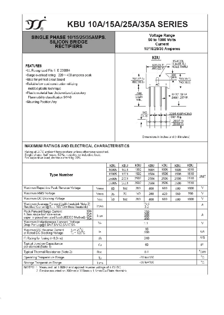 KBU1010_4696940.PDF Datasheet