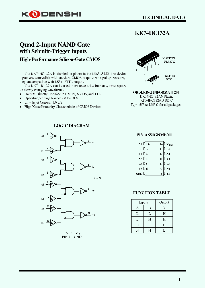 KK74HC132A_4195395.PDF Datasheet