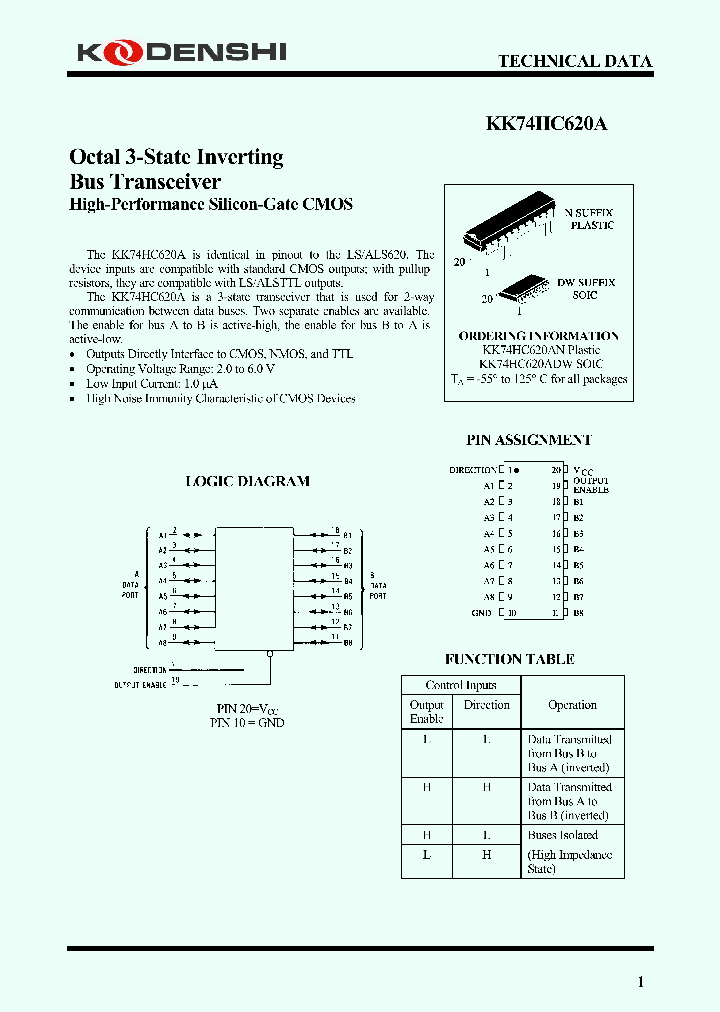 KK74HC620A_4190169.PDF Datasheet