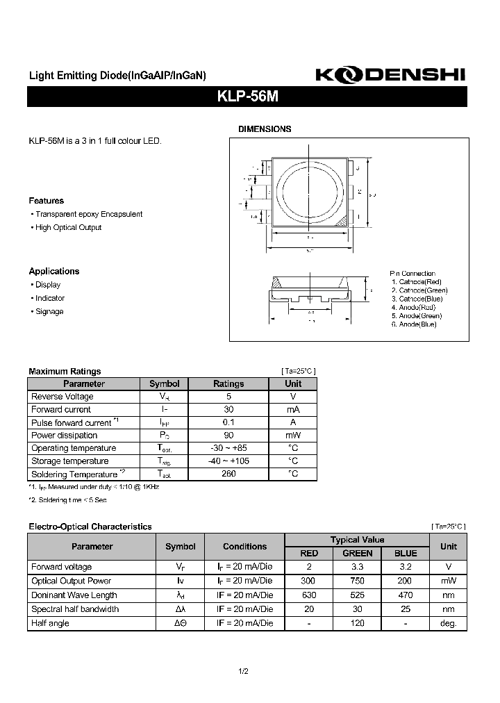KLP-56M_4695898.PDF Datasheet