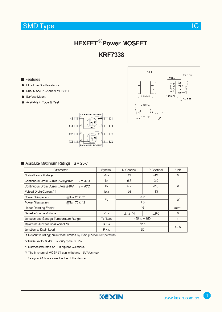 KRF7338_4424397.PDF Datasheet