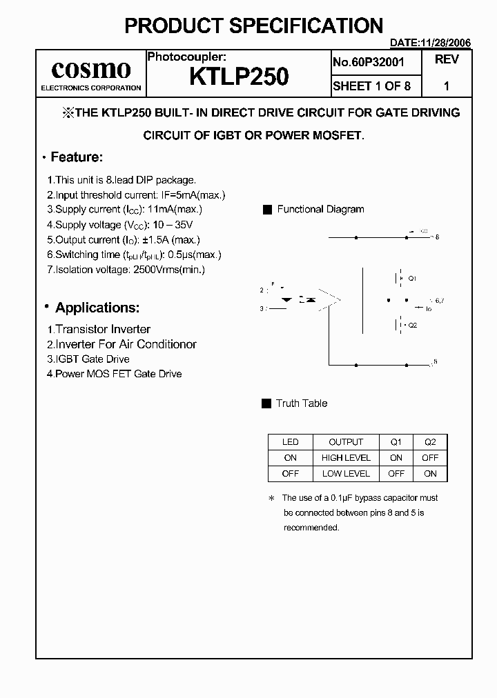 KTLP250_4555526.PDF Datasheet