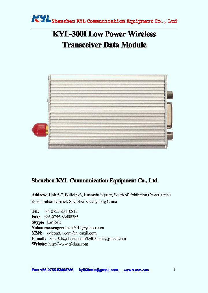 KYL-300I_4548563.PDF Datasheet