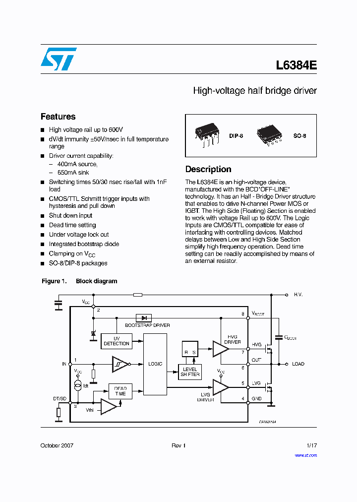 L6384ED013TR_4219270.PDF Datasheet