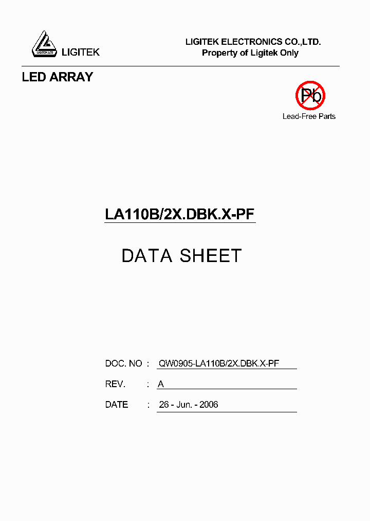LA110B-2XDBKX-PF_4790501.PDF Datasheet
