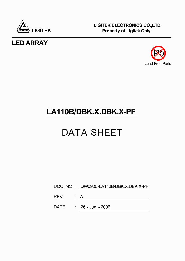 LA110B-DBKXDBKX-PF_4790507.PDF Datasheet