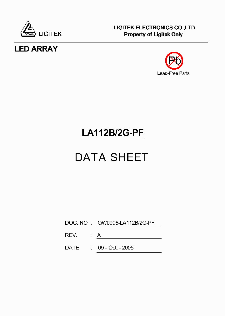 LA112B-2G-PF_4692808.PDF Datasheet