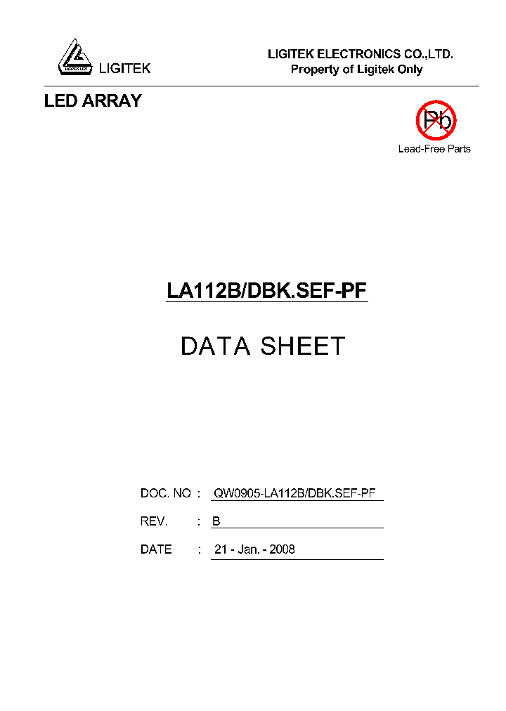 LA112B-DBKSEF-PF_4692817.PDF Datasheet