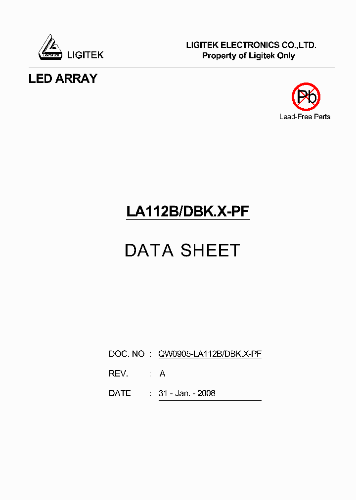 LA112B-DBKX-PF_4692819.PDF Datasheet