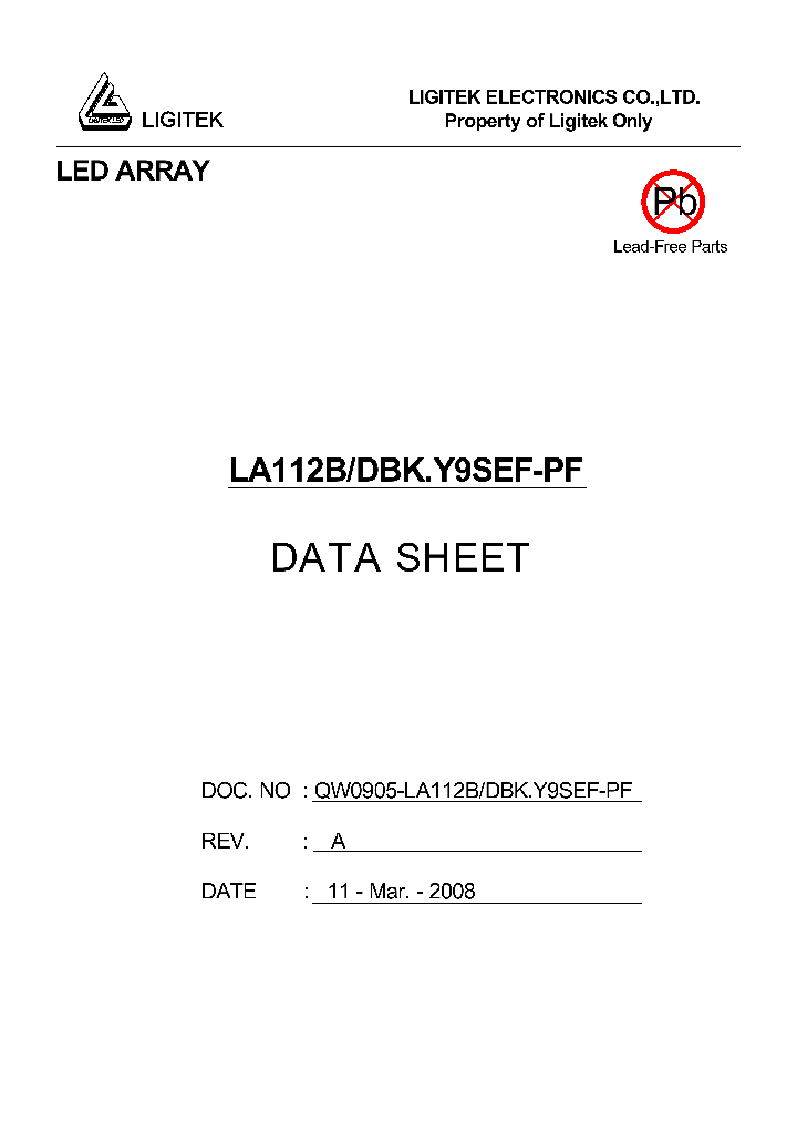 LA112B-DBKY9SEF-PF_4692820.PDF Datasheet