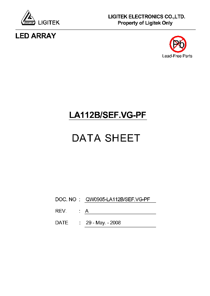 LA112B-SEFVG-PF_4750447.PDF Datasheet