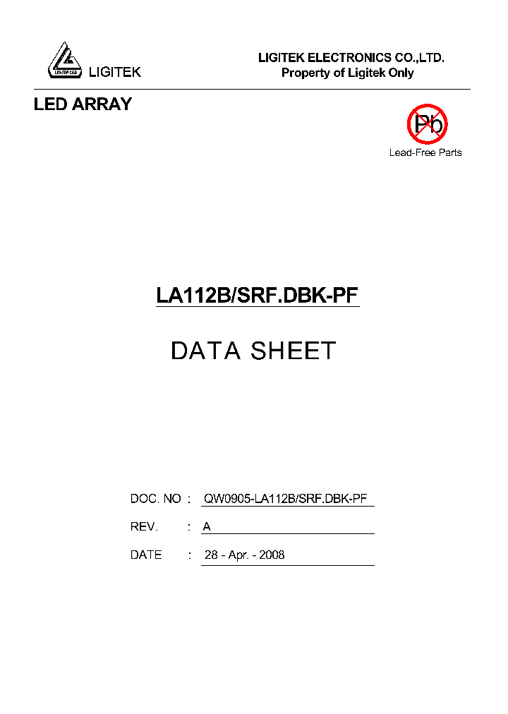LA112B-SRFDBK-PF_4596314.PDF Datasheet