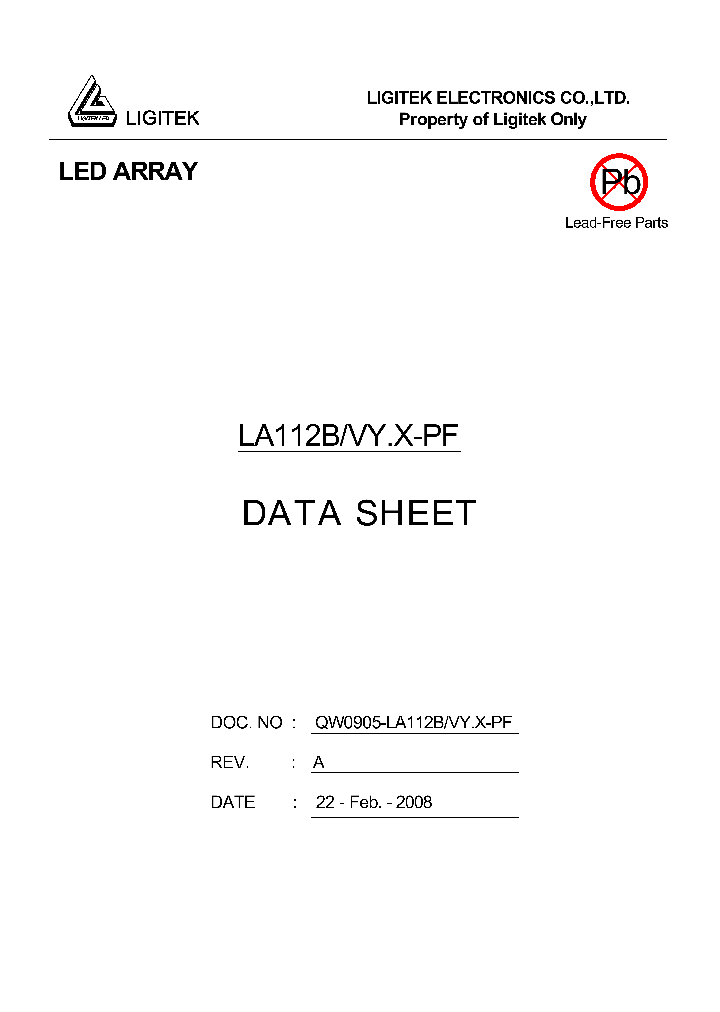 LA112B-VYX-PF_4641507.PDF Datasheet