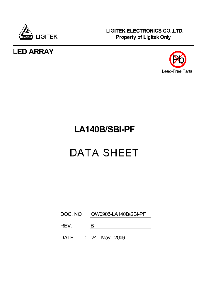 LA140B-SBI-PF_4602462.PDF Datasheet