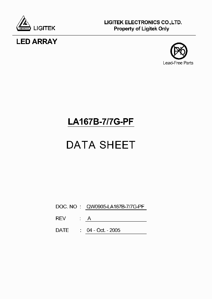LA167B-7-7G-PF_4867502.PDF Datasheet