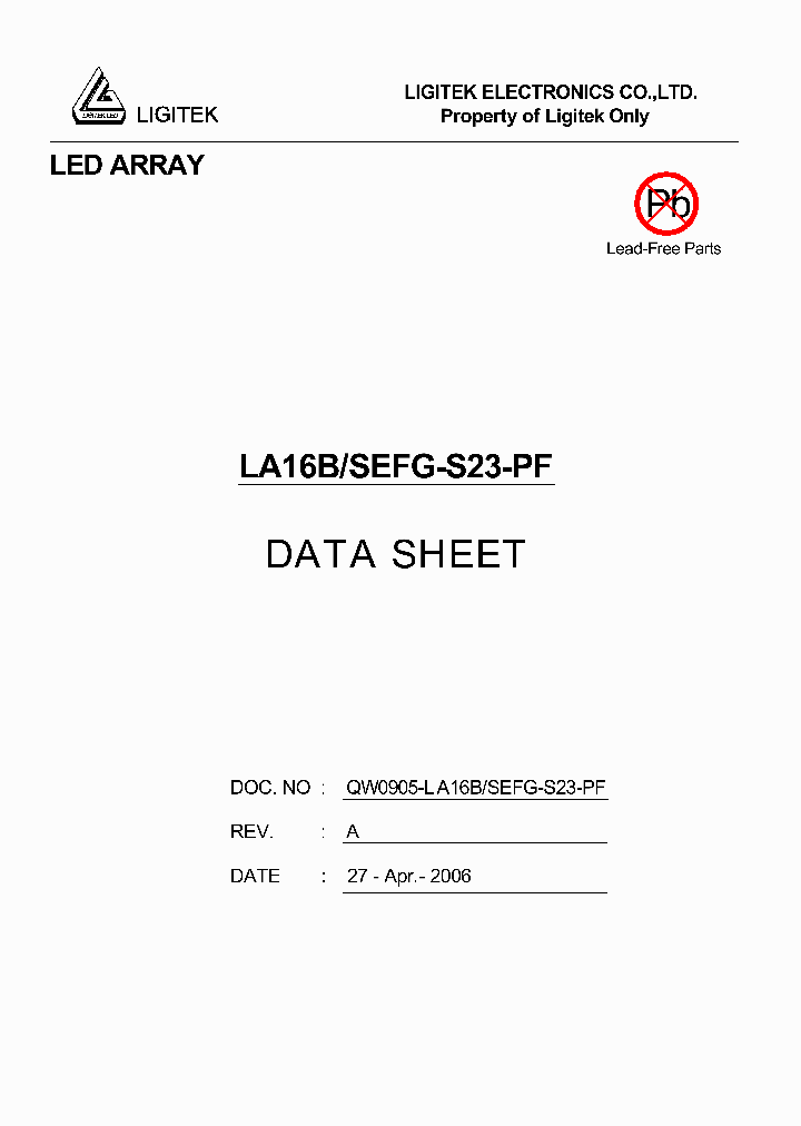 LA16B-SEFG-S23-PF_4750450.PDF Datasheet