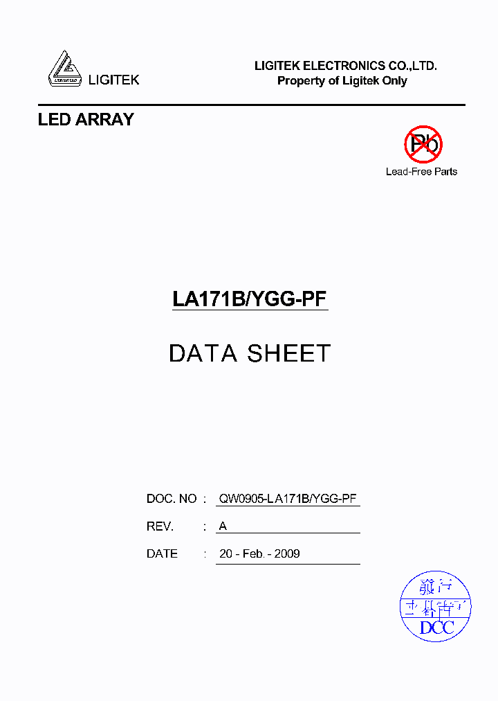 LA171B-YGG-PF_4537443.PDF Datasheet