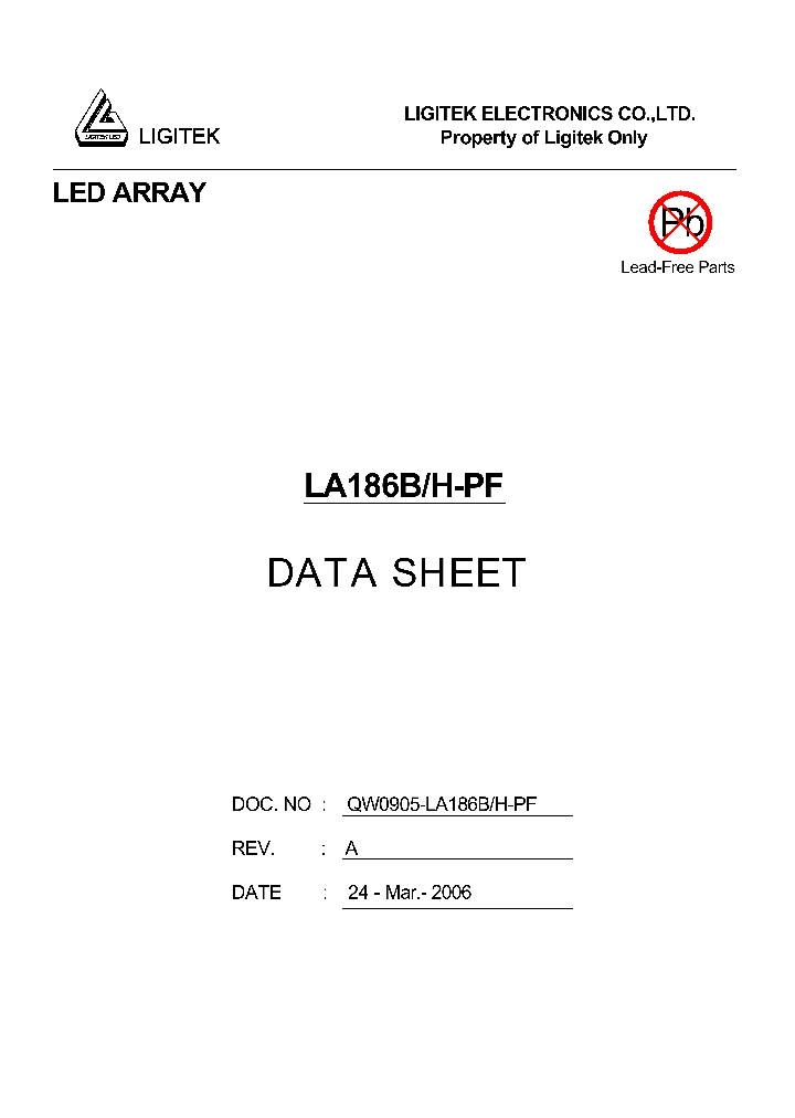 LA186B-H-PF_4523300.PDF Datasheet