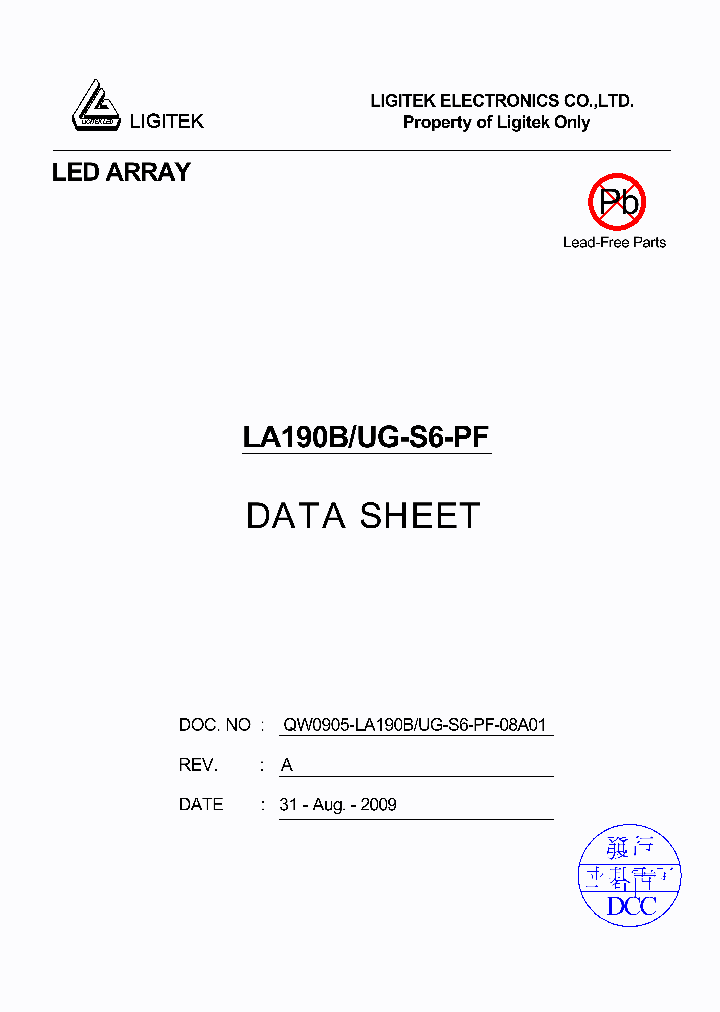 LA190B-UG-S6-PF_4789493.PDF Datasheet