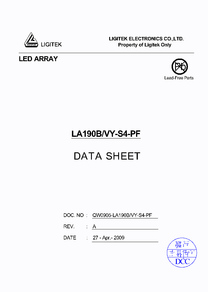LA190B-VY-S4-PF_4694624.PDF Datasheet