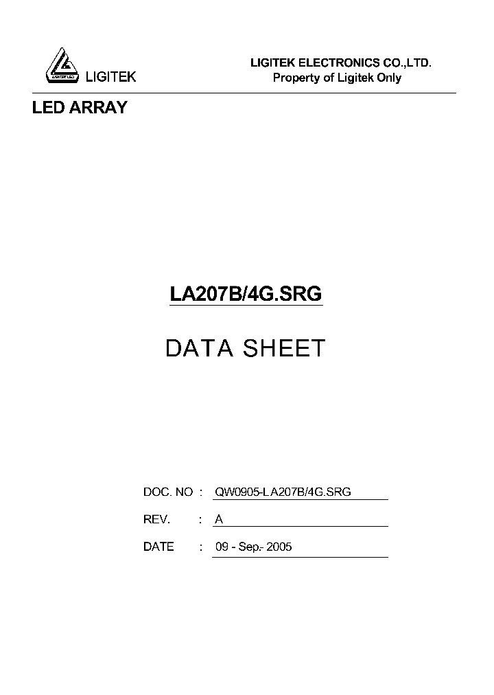 LA207B-4GSRG_4878133.PDF Datasheet