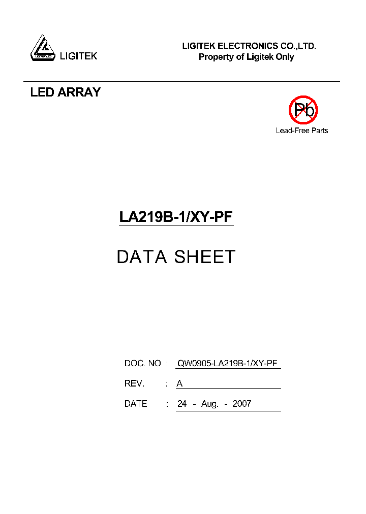 LA219B-1-XY-PF_4879986.PDF Datasheet