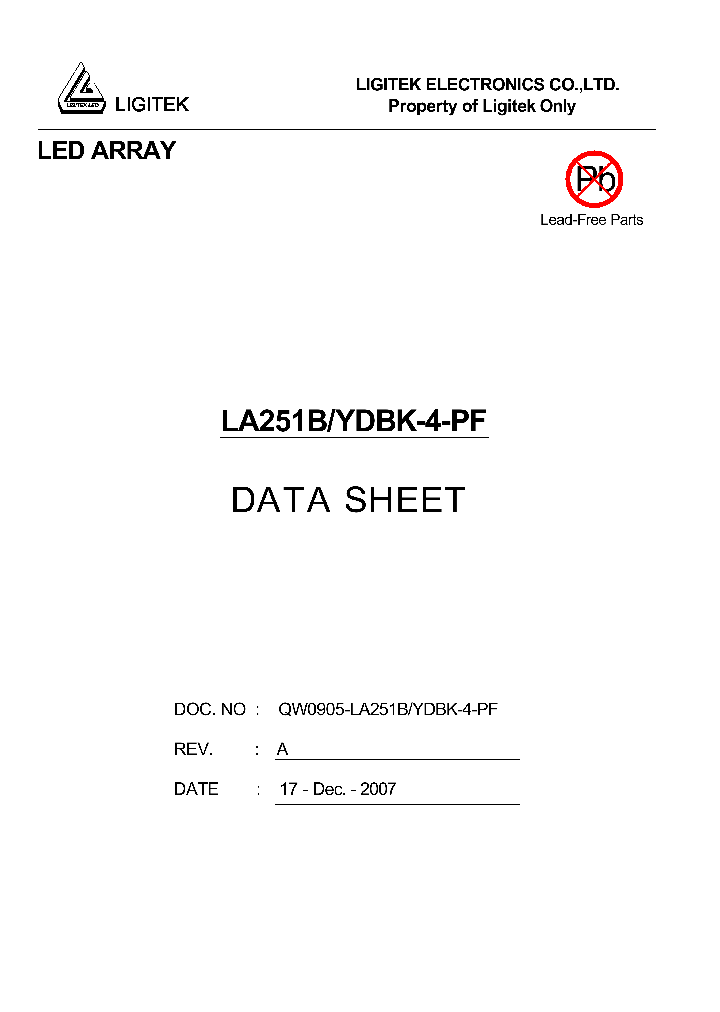 LA251B-YDBK-4-PF_4809863.PDF Datasheet