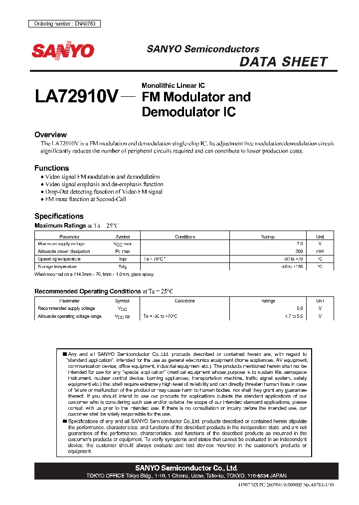 LA72910V_4249968.PDF Datasheet