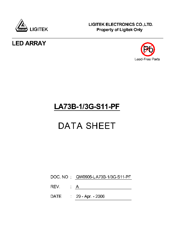 LA73B-1-3G-S11-PF_4714473.PDF Datasheet