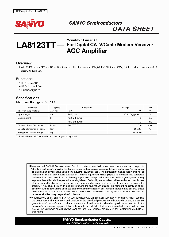 LA8123TT_4317200.PDF Datasheet