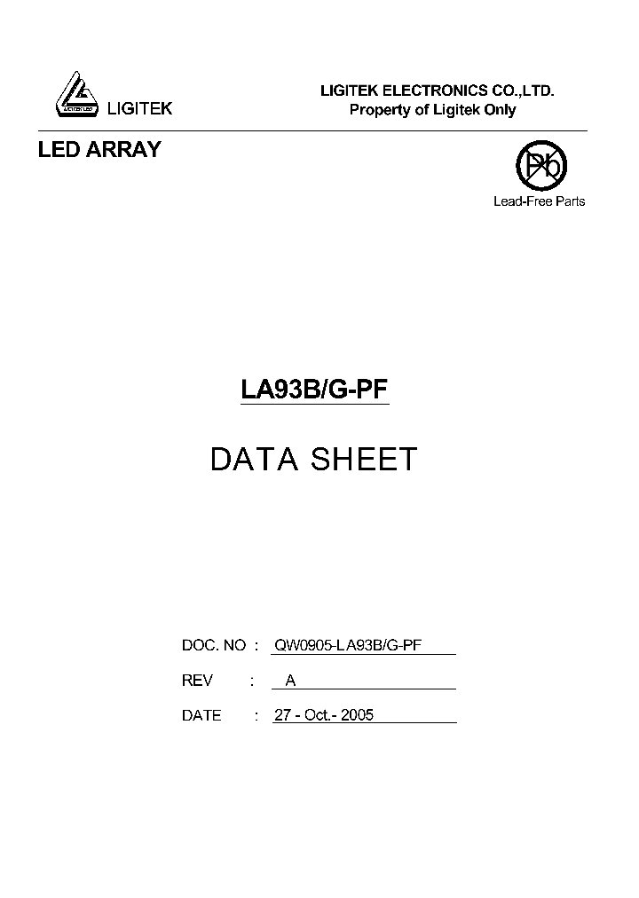 LA93B-G-PF_4538625.PDF Datasheet