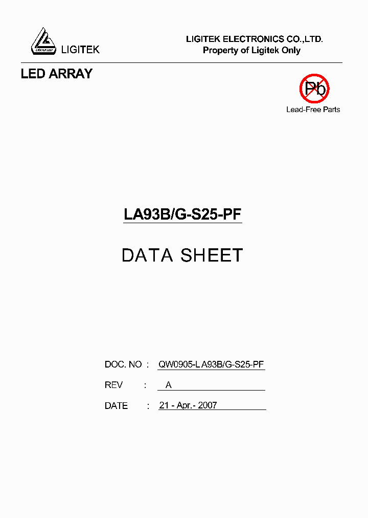 LA93B-G-S25-PF_4743443.PDF Datasheet
