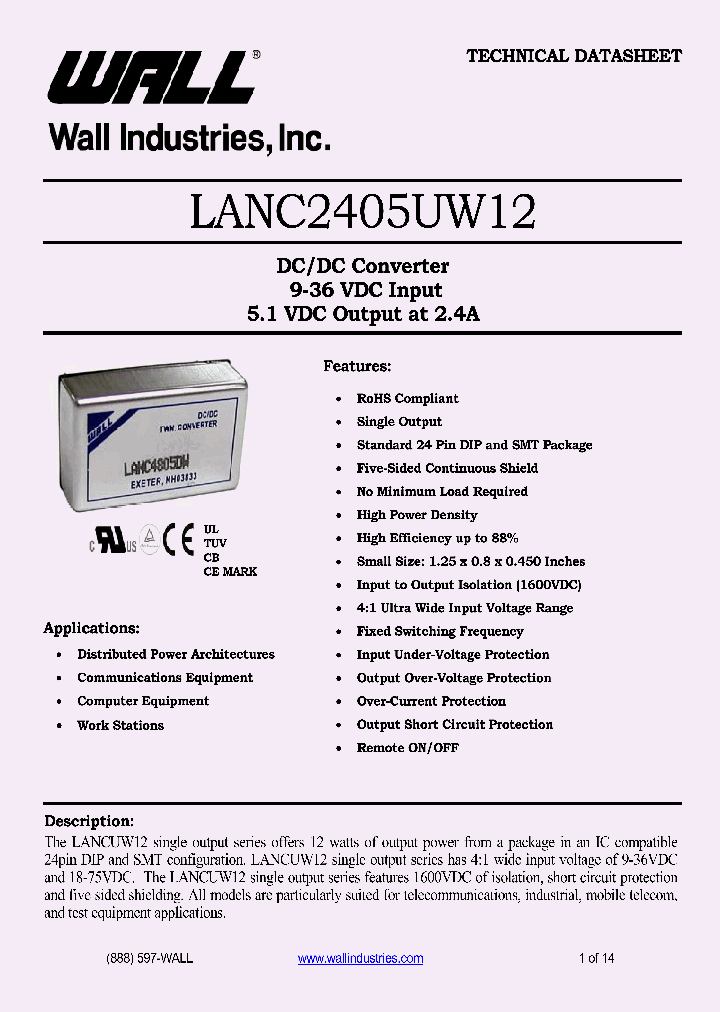 LANC2405UW12_4252734.PDF Datasheet