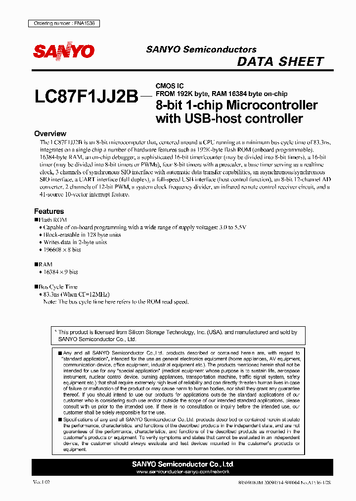 LC87F1JJ2B_4457543.PDF Datasheet