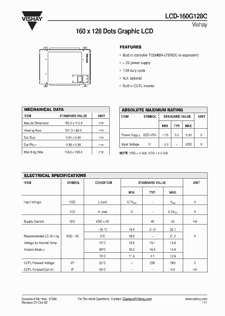LCD-160G128C_4660674.PDF Datasheet