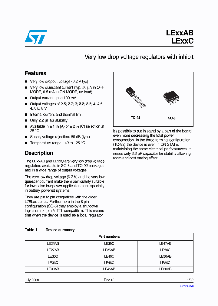 LE25ABZ-AP_4228356.PDF Datasheet