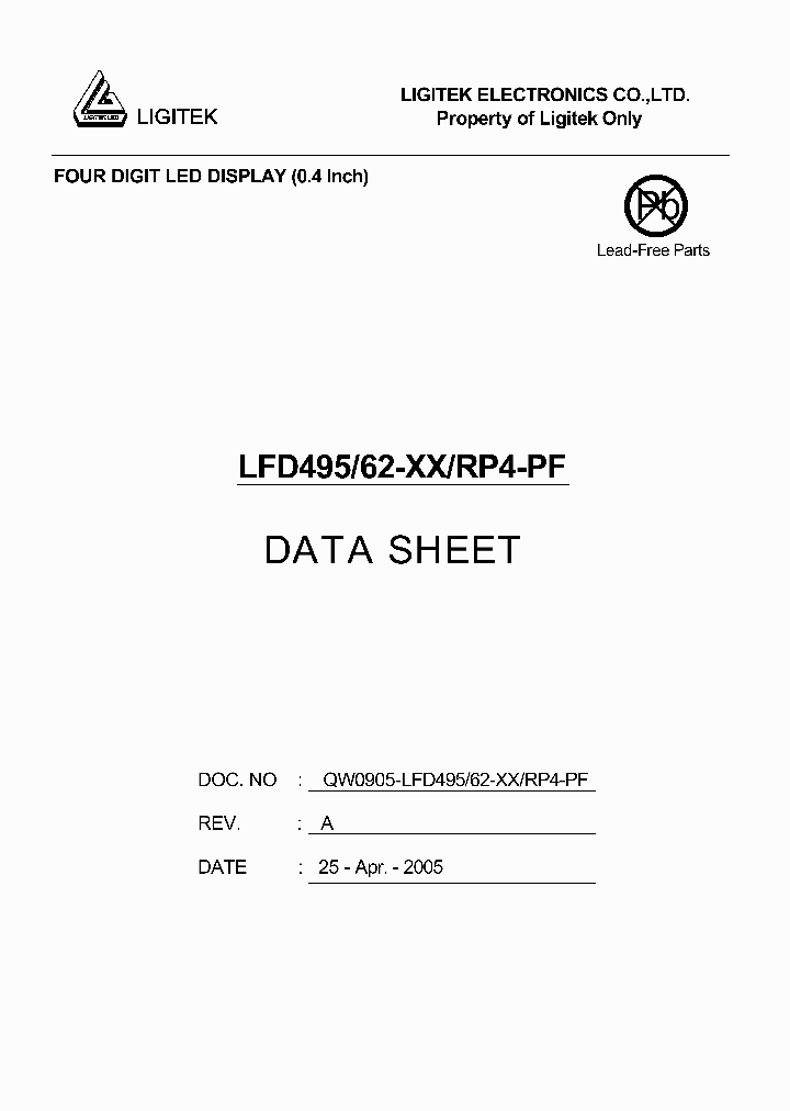 LFD495-62-XX-RP4-PF_4634343.PDF Datasheet