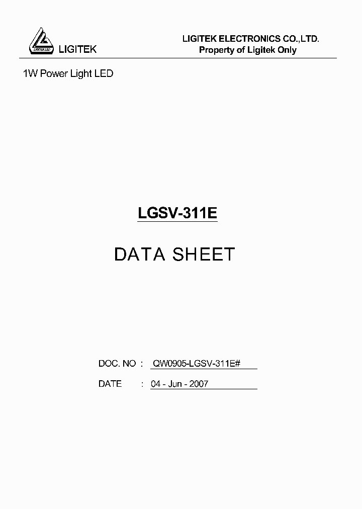 LGSV-311E_4657586.PDF Datasheet