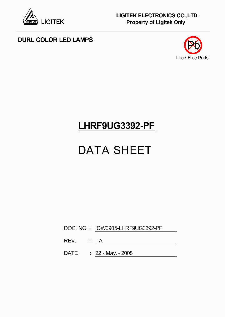 LHRF9UG3392-PF_4859687.PDF Datasheet