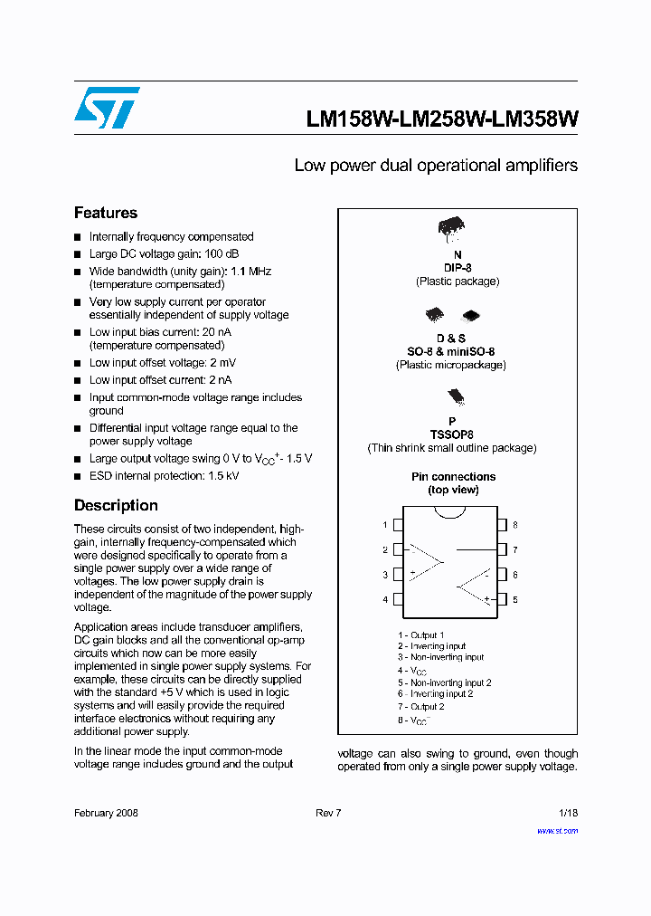 LM258AWYDT_4629371.PDF Datasheet