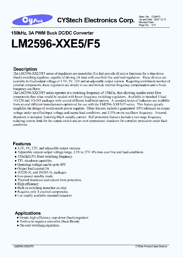 LM2596-12E5_4527253.PDF Datasheet